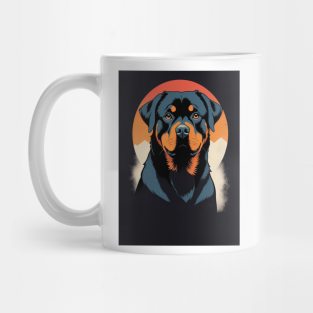 Rottweiler Dog 2 - Japanese Old Vintage Mug